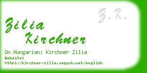 zilia kirchner business card